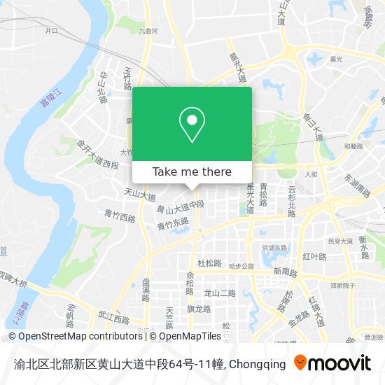 渝北区北部新区黄山大道中段64号-11幢 map