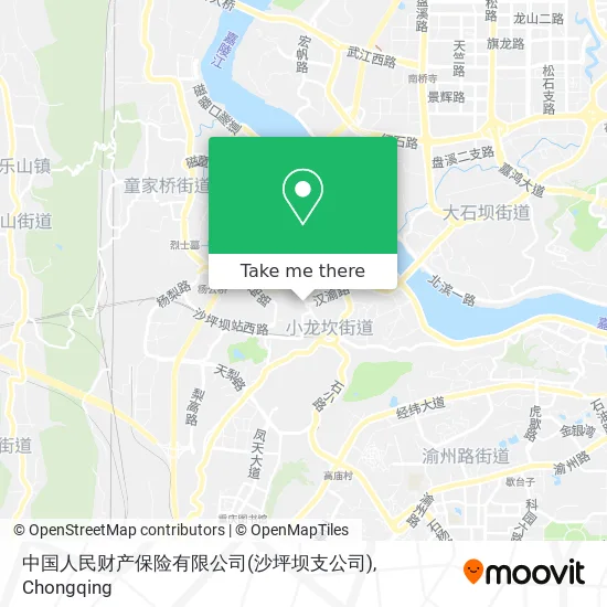 中国人民财产保险有限公司(沙坪坝支公司) map