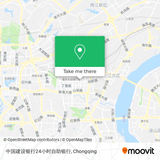 中国建设银行24小时自助银行 map