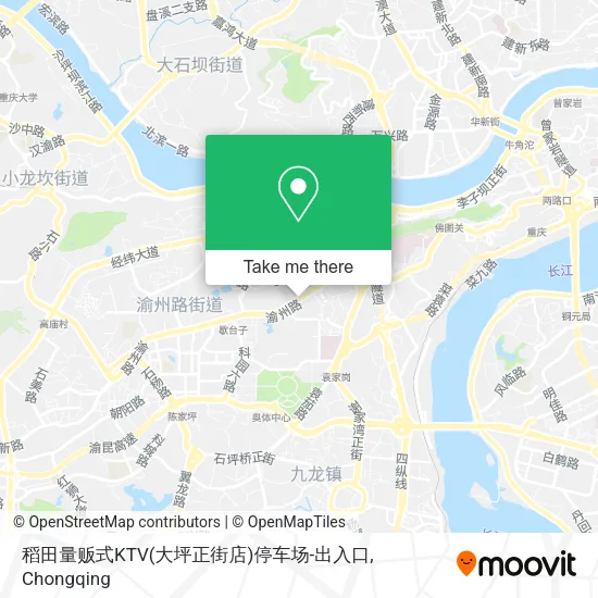 稻田量贩式KTV(大坪正街店)停车场-出入口 map