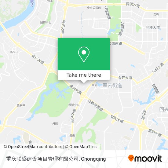 重庆联盛建设项目管理有限公司 map