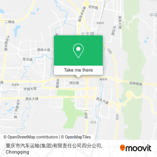 重庆市汽车运输(集团)有限责任公司四分公司 map