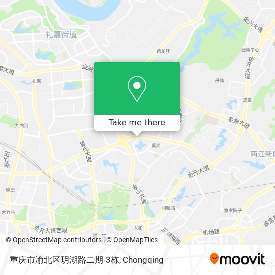 重庆市渝北区玥湖路二期-3栋 map
