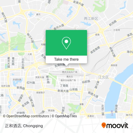 正和酒店 map