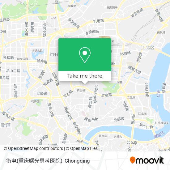 街电(重庆曙光男科医院) map