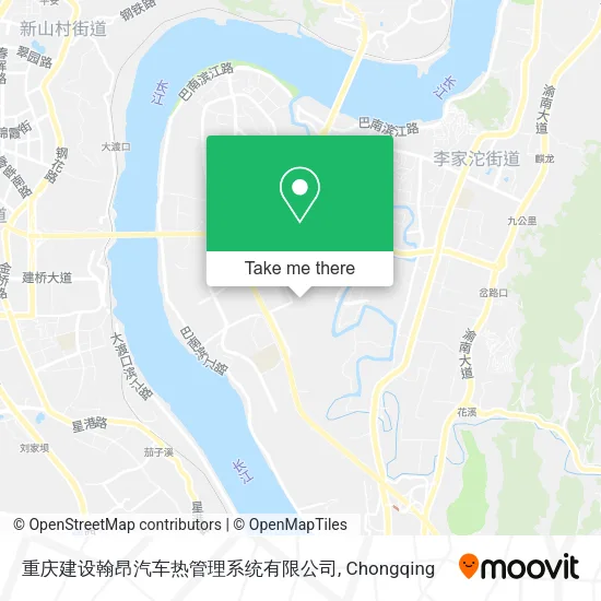 重庆建设翰昂汽车热管理系统有限公司 map
