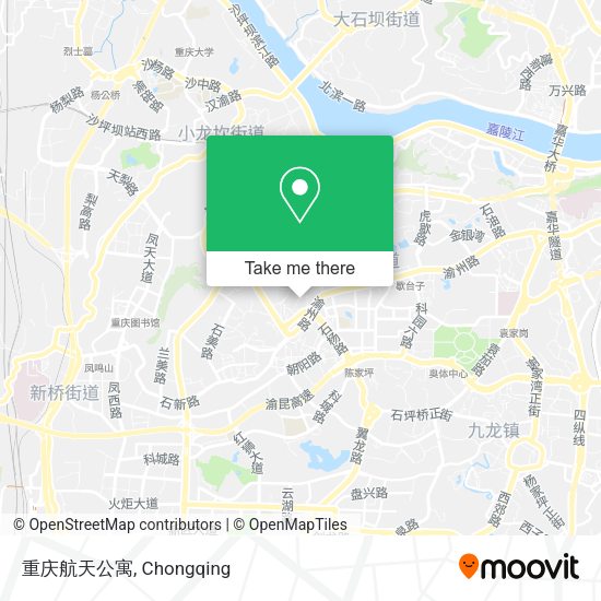 重庆航天公寓 map