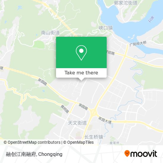 融创江南融府 map