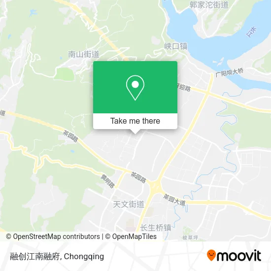 融创江南融府 map