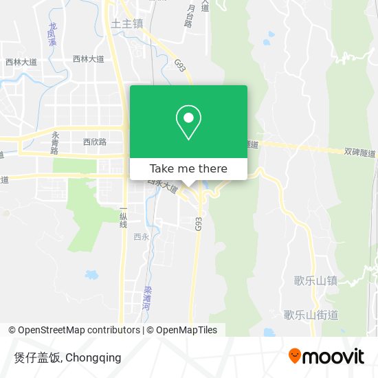 煲仔盖饭 map