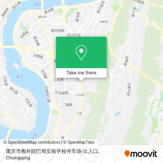 重庆市教科院巴蜀实验学校停车场-出入口 map