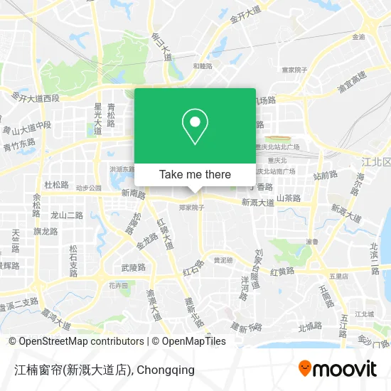 江楠窗帘(新溉大道店) map