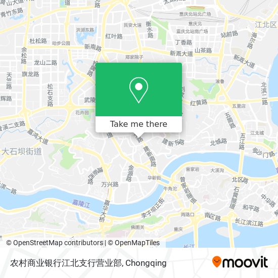 农村商业银行江北支行营业部 map