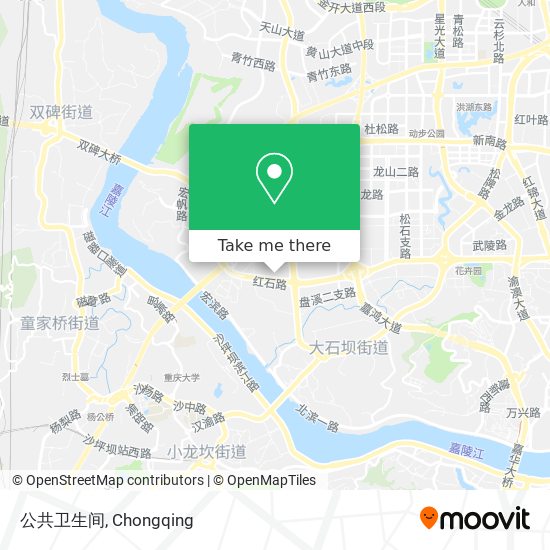 公共卫生间 map