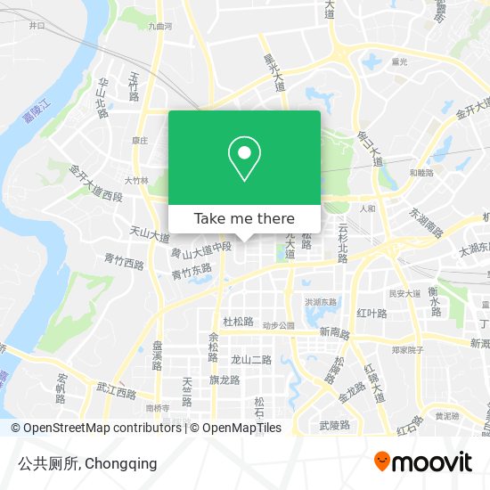 公共厕所 map