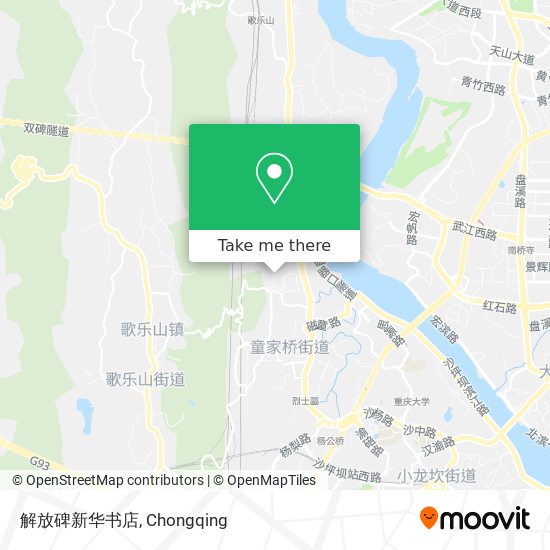 解放碑新华书店 map
