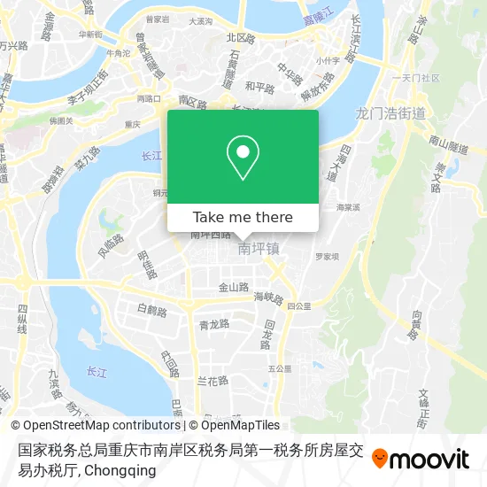 国家税务总局重庆市南岸区税务局第一税务所房屋交易办税厅 map