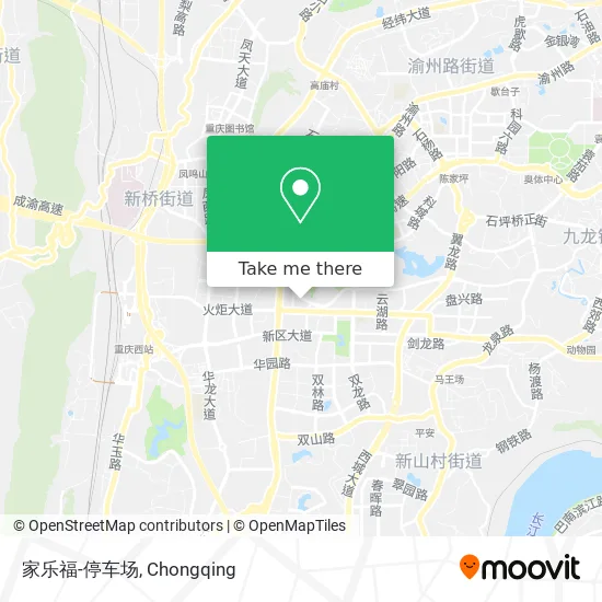 家乐福-停车场 map
