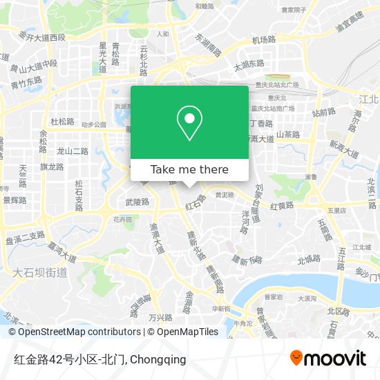 红金路42号小区-北门 map