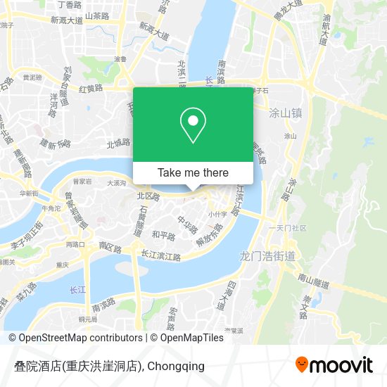 叠院酒店(重庆洪崖洞店) map