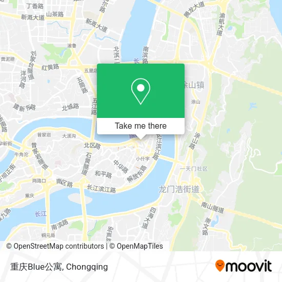 重庆Blue公寓 map