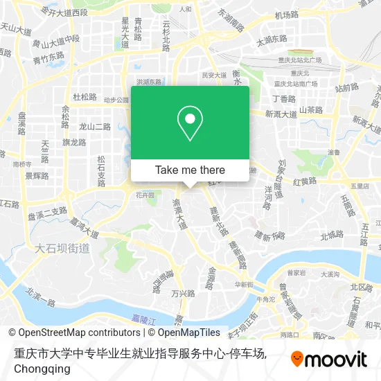 重庆市大学中专毕业生就业指导服务中心-停车场 map