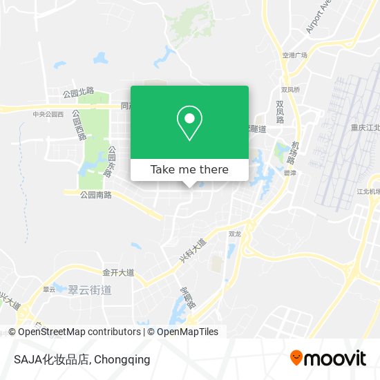 SAJA化妆品店 map