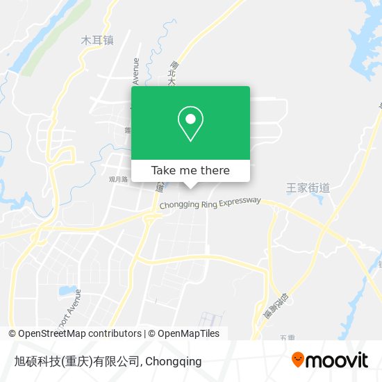 旭硕科技(重庆)有限公司 map