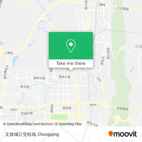 文旅城公交站场 map