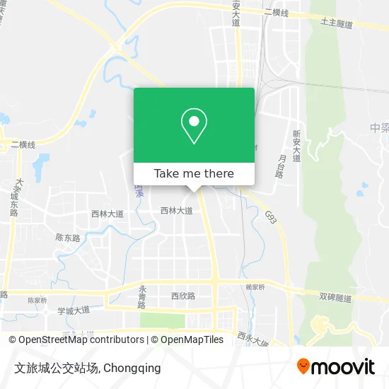 文旅城公交站场 map