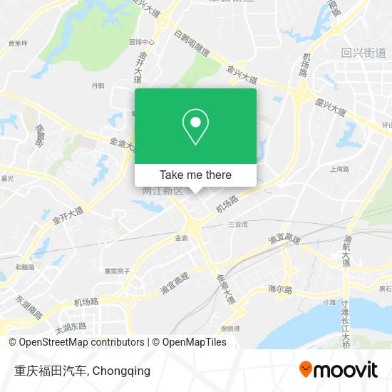 重庆福田汽车 map