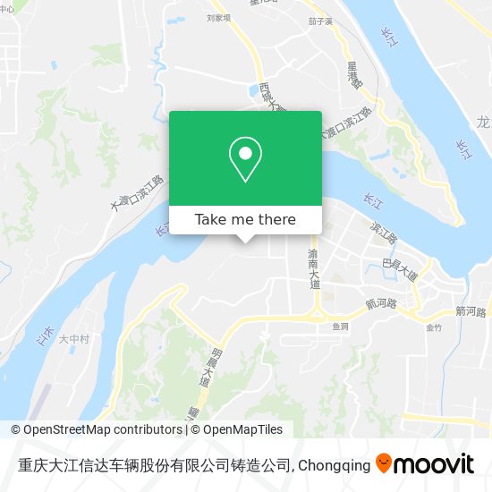 重庆大江信达车辆股份有限公司铸造公司 map