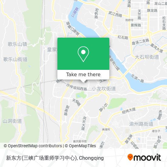 新东方(三峡广场重师学习中心) map