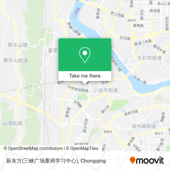 新东方(三峡广场重师学习中心) map