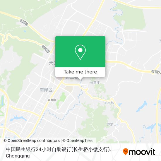 中国民生银行24小时自助银行(长生桥小微支行) map