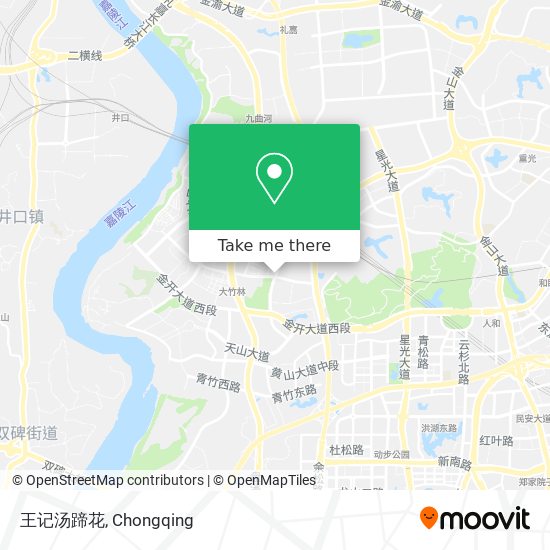 王记汤蹄花 map