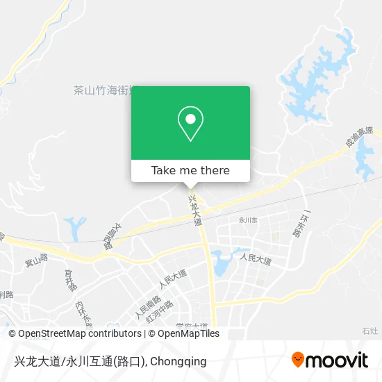 兴龙大道/永川互通(路口) map