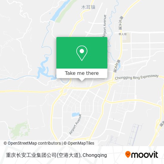 重庆长安工业集团公司(空港大道) map