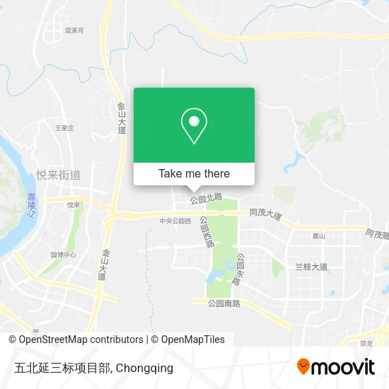 五北延三标项目部 map