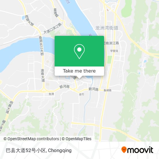 巴县大道52号小区 map