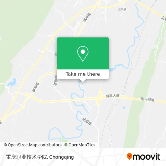 重庆职业技术学院 map