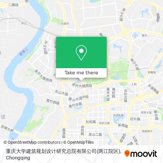 重庆大学建筑规划设计研究总院有限公司(两江院区) map
