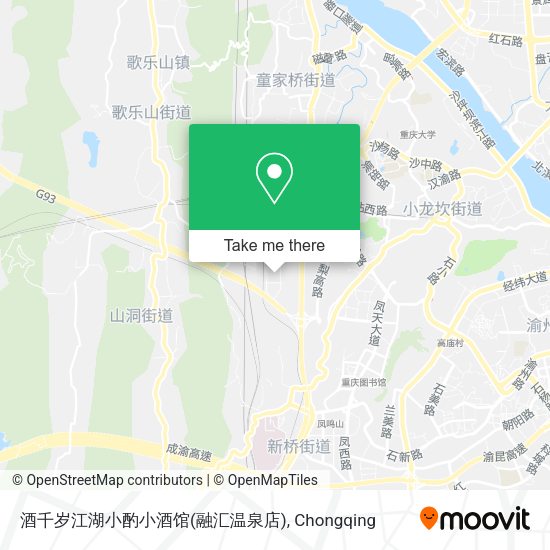 酒千岁江湖小酌小酒馆(融汇温泉店) map