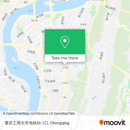 重庆工商大学地铁站-1口 map