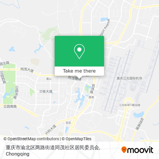 重庆市渝北区两路街道同茂社区居民委员会 map