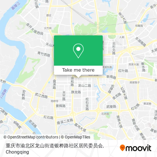 重庆市渝北区龙山街道银桦路社区居民委员会 map