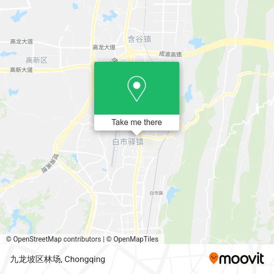 九龙坡区林场 map