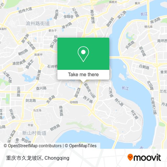 重庆市久龙坡区 map