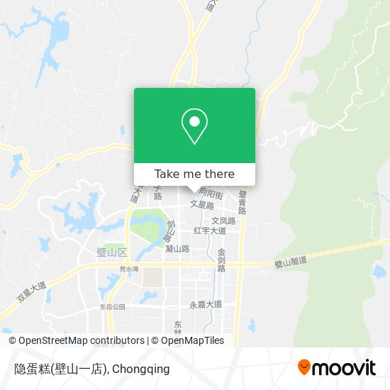 隐蛋糕(壁山一店) map