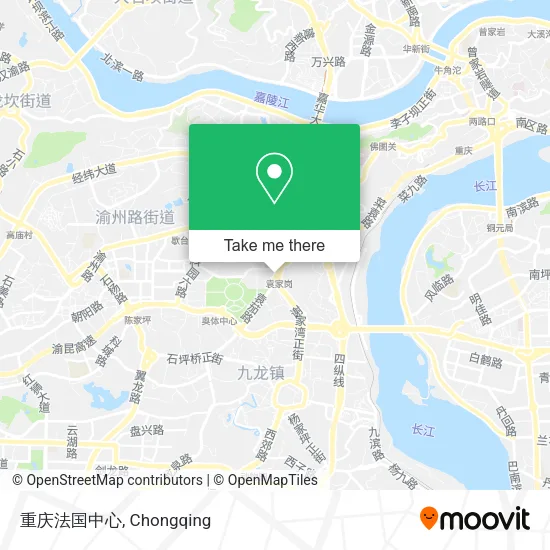 重庆法国中心 map